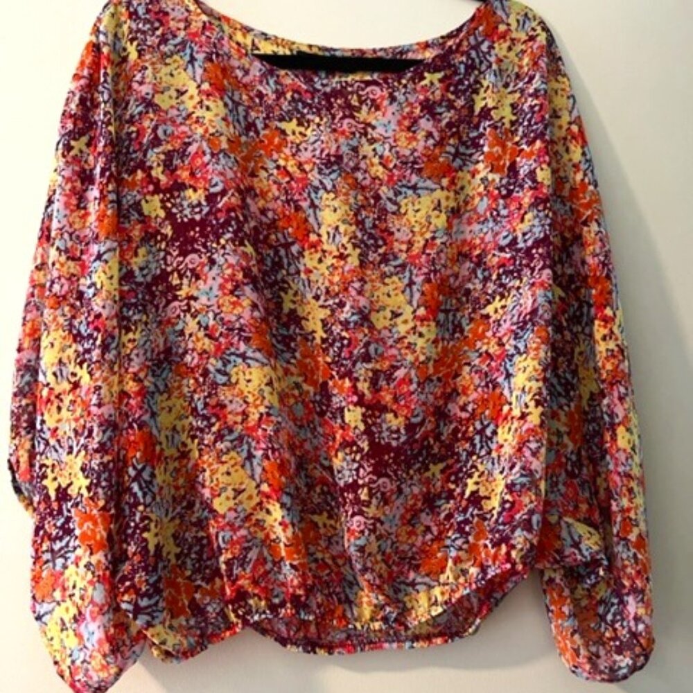 Colorful Flowy Top